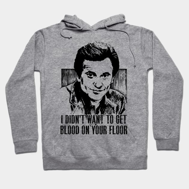 Joe pesci vintage movie art didnt want to get blood Hoodie by Julie lovely drawings